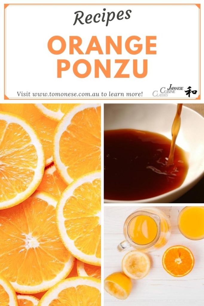Fresh orange ponzu sauce recipe | Japanese Cuisine Classes